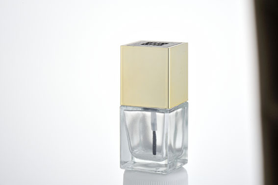 Square shape nail polish package 14ml