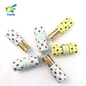 OEM ODM make-up packaging 3.5 g lipsticks empty paper tube supplier