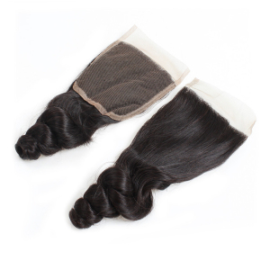 Vast New Arrival Virgin Hair 4*4 HD Lace Closure Grade 10A Loose Wave Hair In Stock 