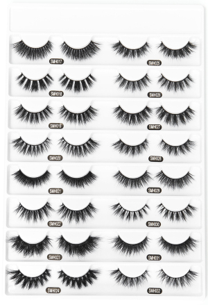 Eyelashes Factory False Eyelash Strip Vendors Mink Customized Lash Boxes 