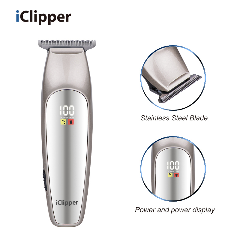 IClipper-M2S Beard Trimmer for Men, Men Hair Clippers, T-Outliner USB Rechargeable Beard Shaver Mustache Grooming Kit for Contou