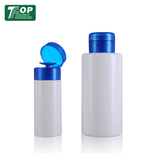Flip Cap Facial Cleansing PET Plastic Makeup Remover Pump Bottles