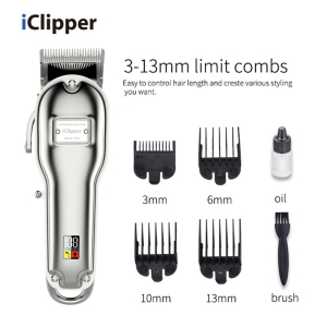 K5s New professional electric LCD power display Hair Clipper for Men 