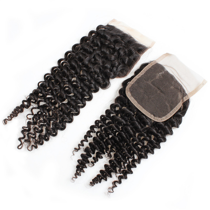 Vast 10A Curly Human Hair 3 Bundles with 4x4 Lace Closure Raw Brazilian Virgin Hair Cuticle Aligned Human Hair Vendors 