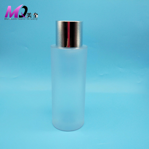 Round straight PETG bottle 300ml toner bottle with 24/410 screw lid