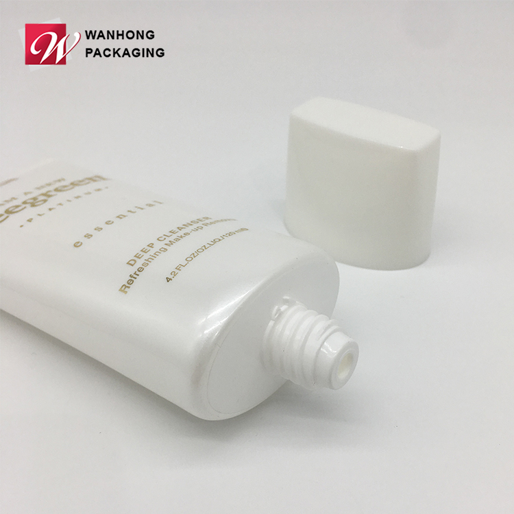New Arrival Empty Oval Plastic Soft Tube Packaging, Custom Squeeze Tube For Face Cleanser 