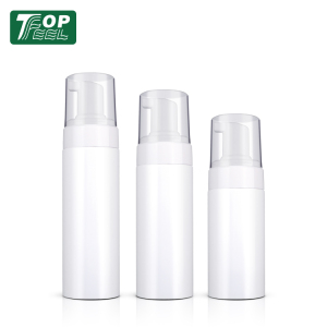 Portable Plastic Foaming Face Cleanser Soap Pump Bottle For Liquids Cleaners