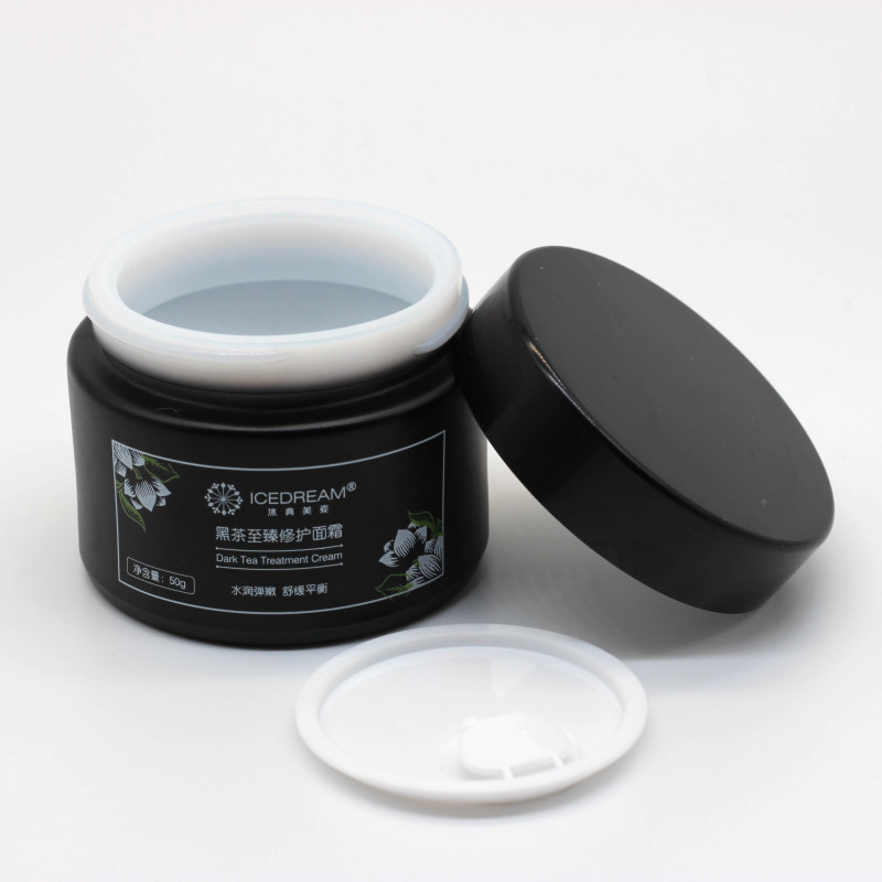 Skincare Product Packaging 40ml/100ml/120ml Opal glass lotion bottle serum bottle toner bottle cream jar