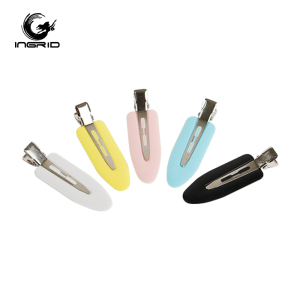 Seamless Hair Clips, Leaf Shape Traceless Makeup Hair Clips Positioning Clamps for Hairstyle Bangs