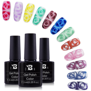 Beauty choices colored blooming effect gel nail polish 