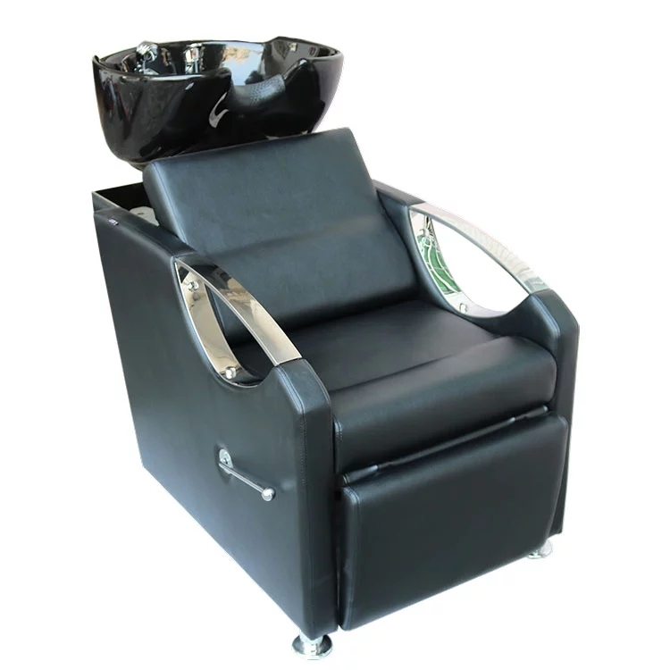 Shampoo chair adjustable folding leg  hair chairs for salon 