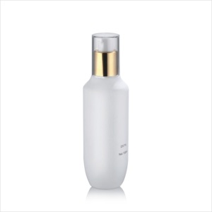 15ml /30ml/50ml/100ml white customer design pretty glass lotion bottle 