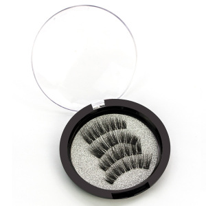 Hand Made 25mm 30mm 3D Magnetic Lashes With 3 Magnets False Lashes
