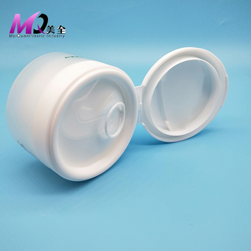 100g PP masage cream container with flip top lid 