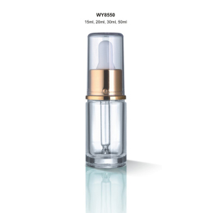 Winpack Hot Sell Thick Bottom Glass Bottle Cosmetic Luxury Dropper With Clear Cap 