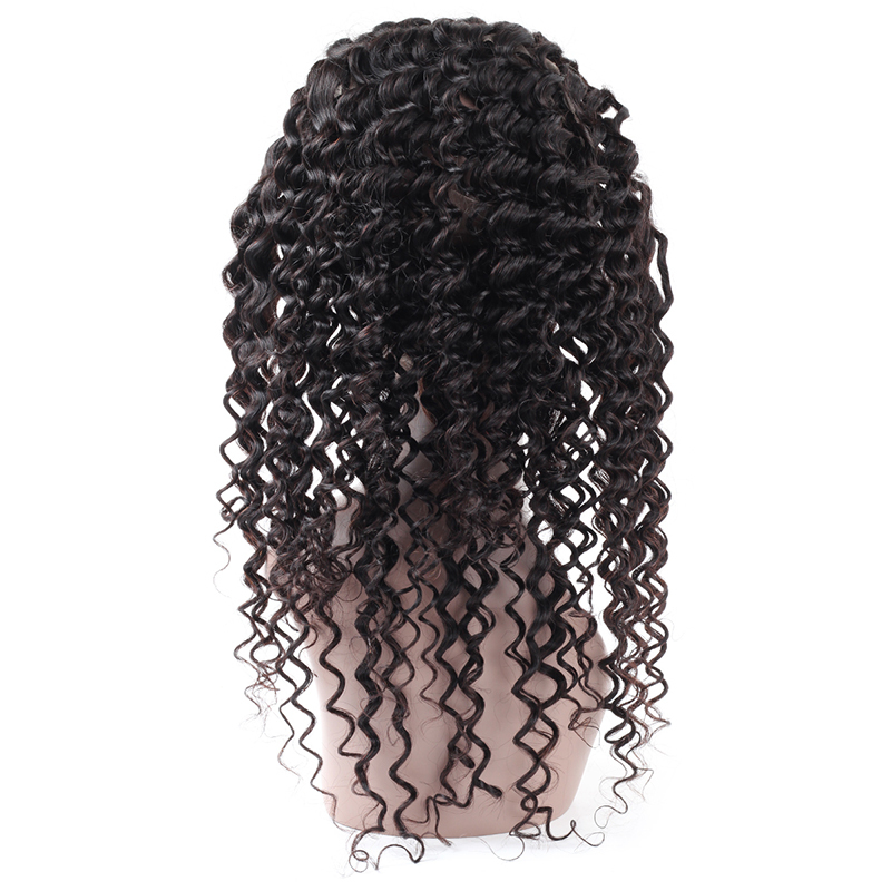 Vast Cuticle Aligned Natural Transparent 360 HD Lace Frontal Deep Wave 