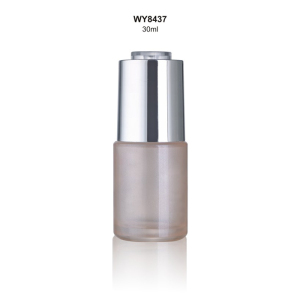 cosmetic glass bottle pump high quality glass lotion bottles with pump glass dropper bottle 