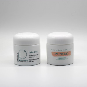 15g/50g/100g White Opal glass skincare cream jar