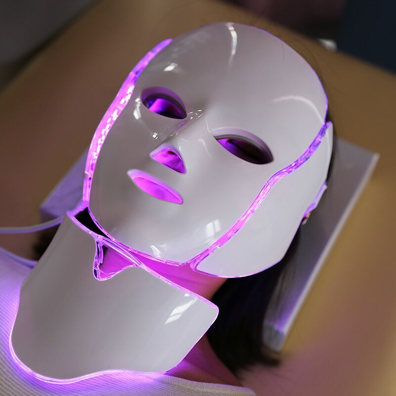 Face beauty machine face mask 7 colors skin rejuvenation led beauty light mask 