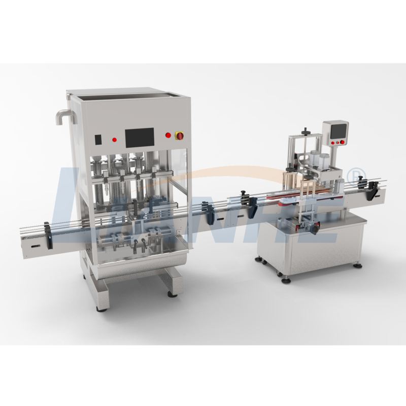 Automatic Cream Filling Capping Labeling Machines Jar Filler for Cream Cosmetic 