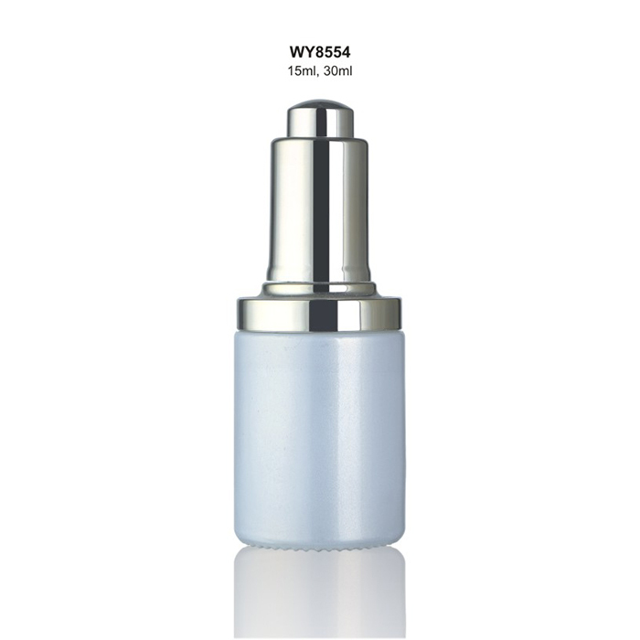 15ml 30ml fancy clear square glass eye dropper bottle for skincare  WY8554