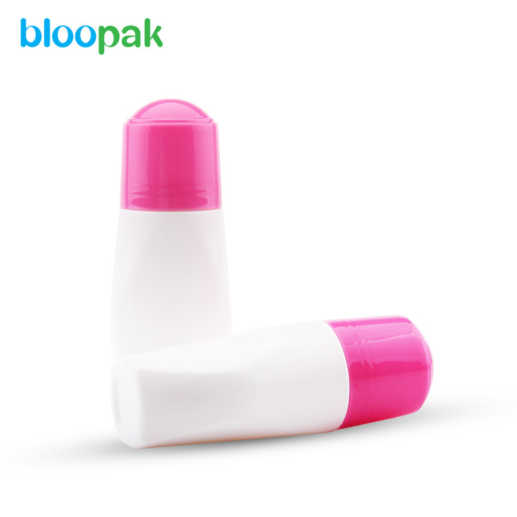 50ml plastic roll on deodorant empty bottle gel deodorant container