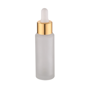 15/20/30/50ml white empty high quality cosmetic glass dropper bottle with pipette 