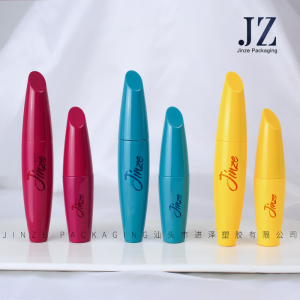 jinze colorful round shape mascara tube eyeliner container eyelash bottle set 12ml/18ml 