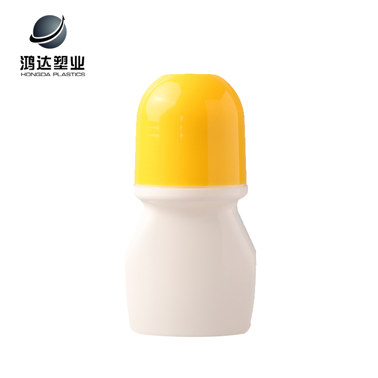 P1025 50ml plastic empty deodorant roll on bottle