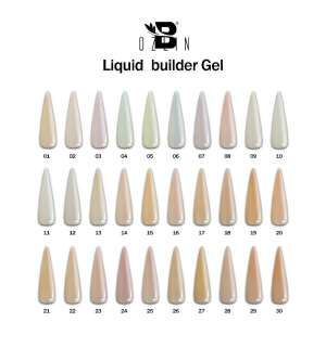BOZLIN special  fast UV builder liquid 30 color gel polish 
