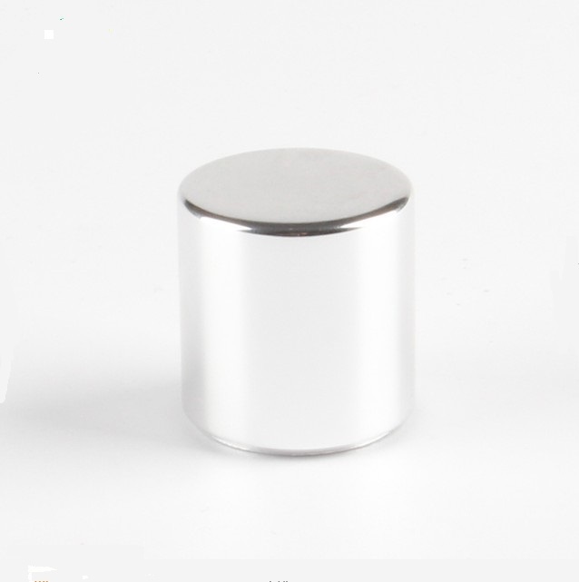 High quality glass container with lid alloy cap manufacture mbossed aluminum lid 