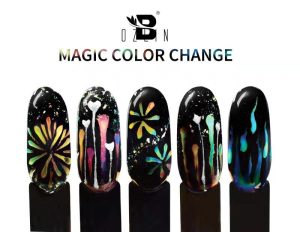 BOZLIN magic color change amazing uv gel nail polish 5beautiful colors