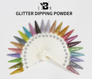 BOZLIN nail dipping powder private label gel polish Glitter dipping powder