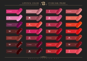 BOZLIN hot selling lipstick color series 28 color for choosesing