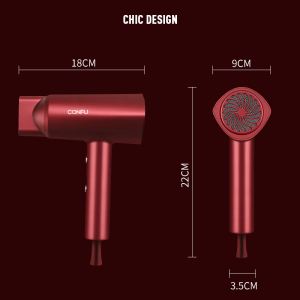 RED COLOR Household hair dryer