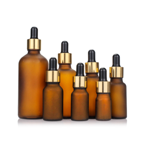 5ml 10ml Amber Blue Clear Glass Roll On Perfume Attar Essential Oil Bottle with Roller Ball Cap