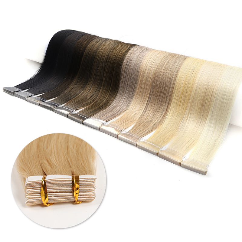 100% Human Hair 10 inch to 28 inch  Tape Hair extension