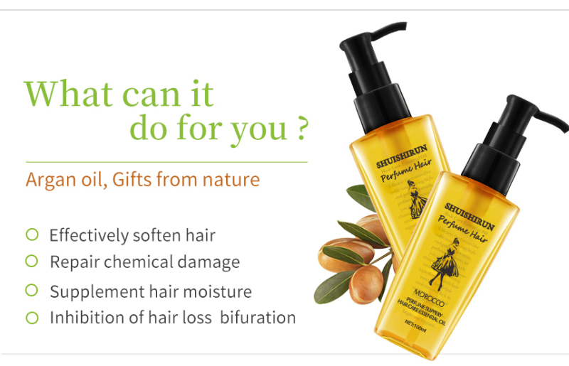 Luxury hair oil for hair treatment serum argan oil 