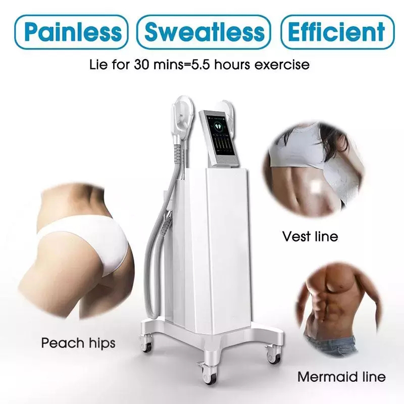 High intensity electro magnetic body sculptor ems hips and abs training machine for perfect figure