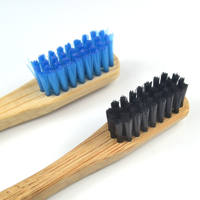 round handle bamboo toothbrush