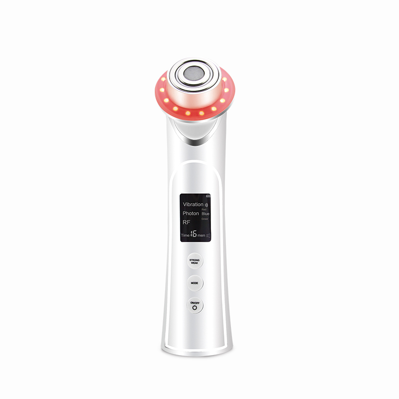 Multifunction Beauty Device Face Anti Wrinkle Led Photon Therapy Microcurrent Rf Radio Frequency Face Lift Massage