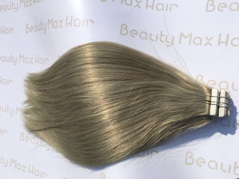 100 human hair tape in extensions balayage high light color 