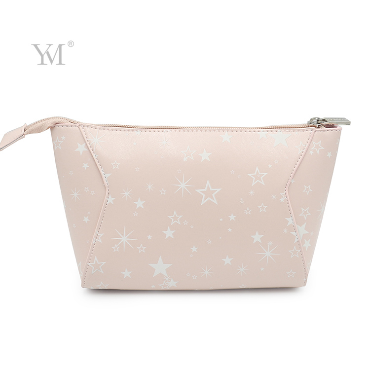 High quality personalized pu leather cosmetic bag convenience usage travel make up bag good quality pouch bag 