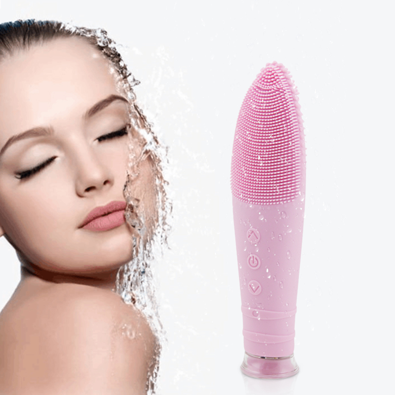 Fda Approved Face Whitening Silicone Face Cleanser Vibrator Electric Face Cleanser Massager