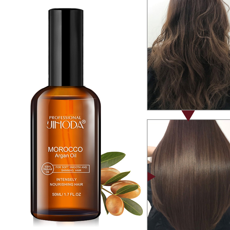 100% Pure Organic Morocan Argan hair essential oil for hair treatment