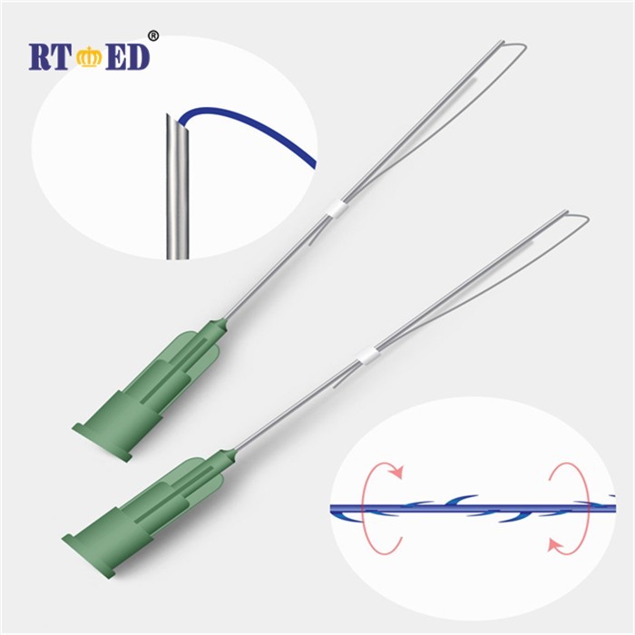 OEM Available Pdo Thread Lift Double Needle With Private Mark