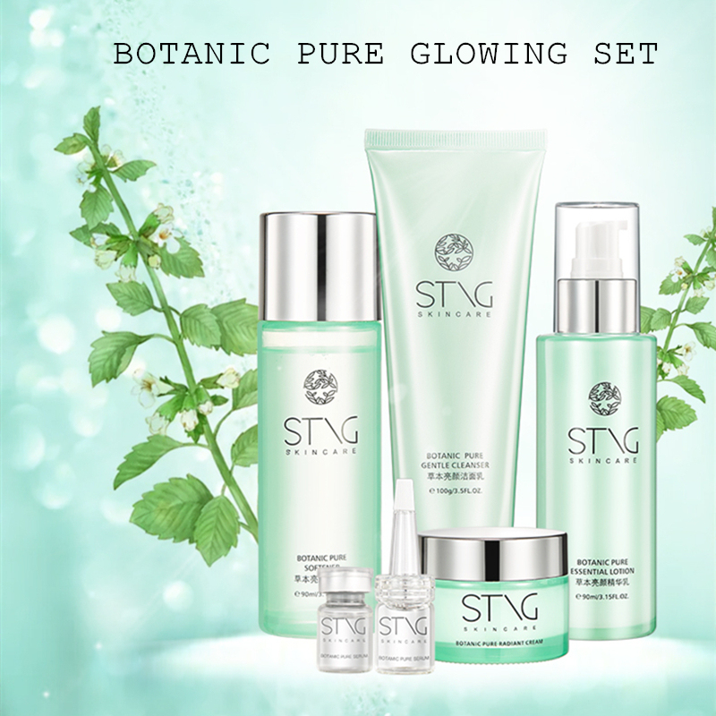 ZuoFun Botanic  Pure  Glowing Skin Care 6pcs  gift set