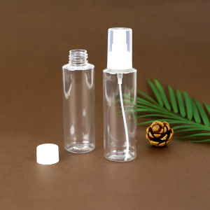 120ml Clear Plastic Bottle with pump sprayer 