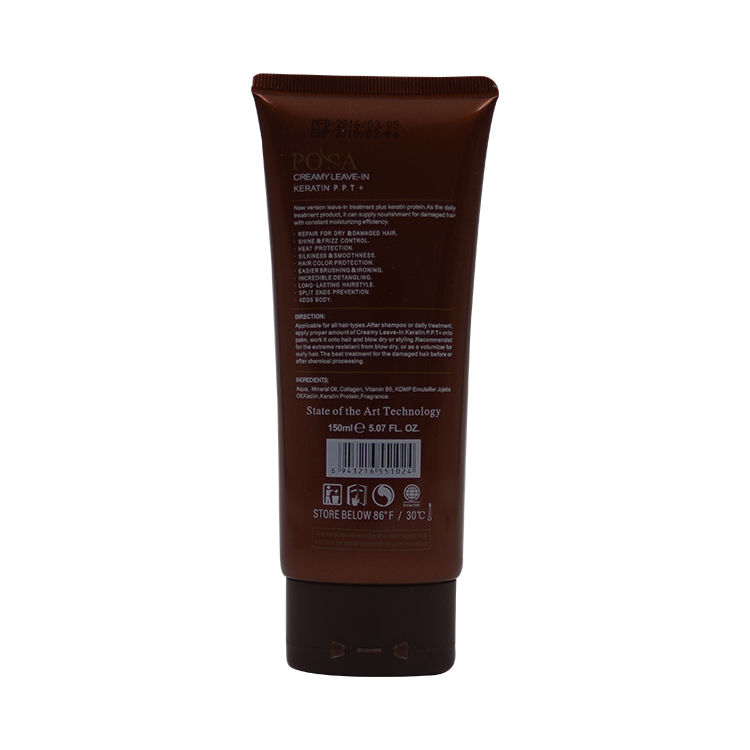 Posa p.p.t hair leave in conditioner leave on treatment heat protector 150ml 