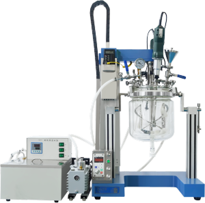 Laboratory vacuum emulsifying homogenizer mixer
